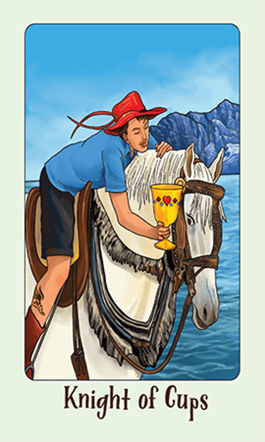 Jasper Tarot Next gen Knight of Cups