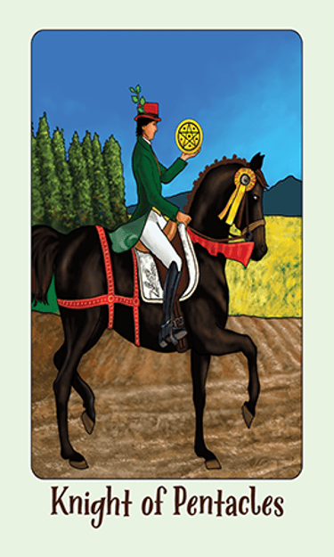 Jasper Tarot Next gen Knight of Pentacles