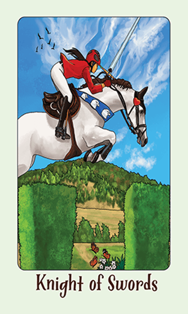 Jasper Tarot Next gen Knight of Swords