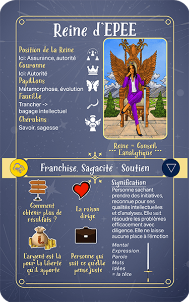 Jasper Tarot Next gen Explication Reine de EPEE