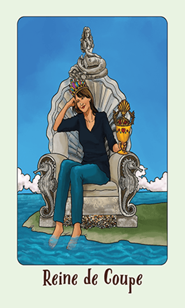 Jasper Tarot Next gen reine de Coupe