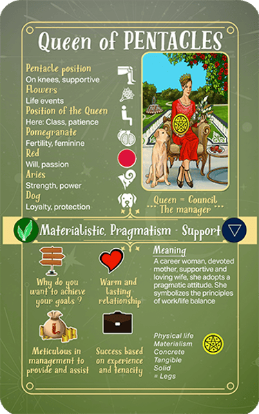 Jasper Tarot Next gen Explanation Queen of Pentacles