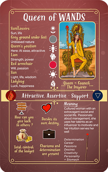 Jasper Tarot Next gen Explanation Queen of Wands