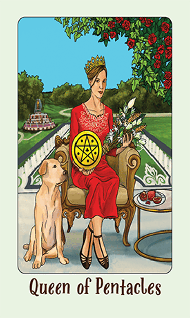Jasper Tarot Next gen Queen of Pentacles