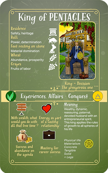 Jasper Tarot Next gen Explanation King of Pentacles