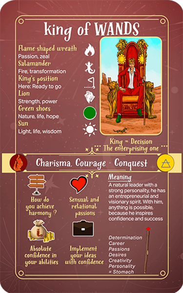 Jasper Tarot Next gen Explanation King of Wands