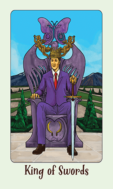 Jasper Tarot Next gen King of Swords