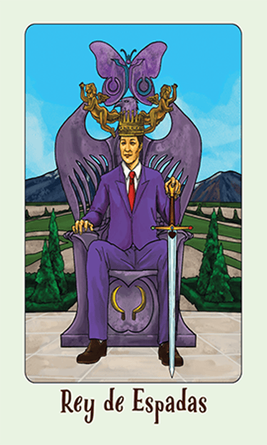 Jasper Tarot Next gen Rey de Espadas