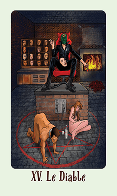 Jasper Tarot Next gen Majeur Le Diable