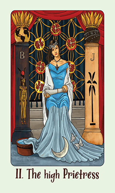 Jasper Tarot Next gen Major The high Prietress