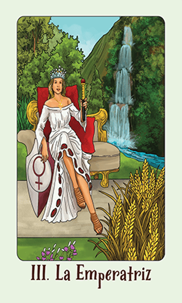 Jasper Tarot Next gen Mayores La Emperatriz