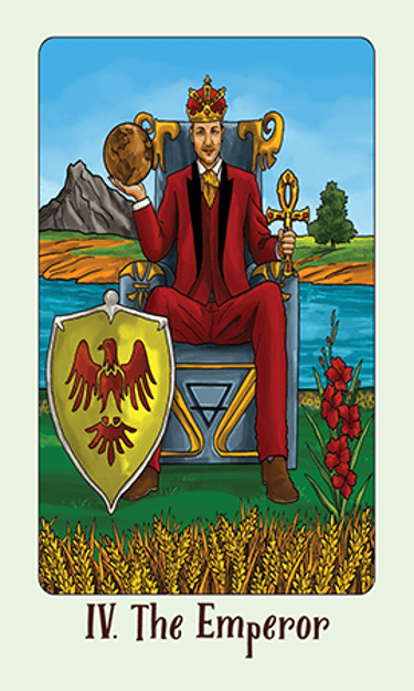 Jasper Tarot Next gen Major The Emperor