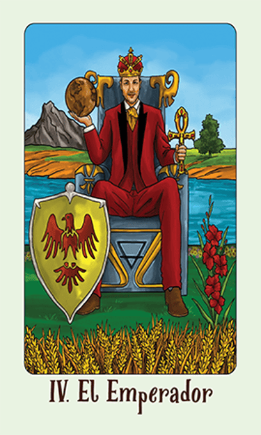 Jasper Tarot Next gen Mayores El Emperador