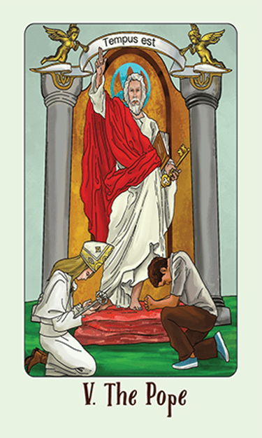 Jasper Tarot Next gen Major The Pope