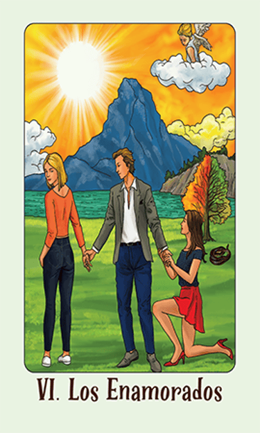 Jasper Tarot Next gen Mayores Los Enamorados