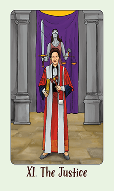 Jasper Tarot Next gen Major The Justice