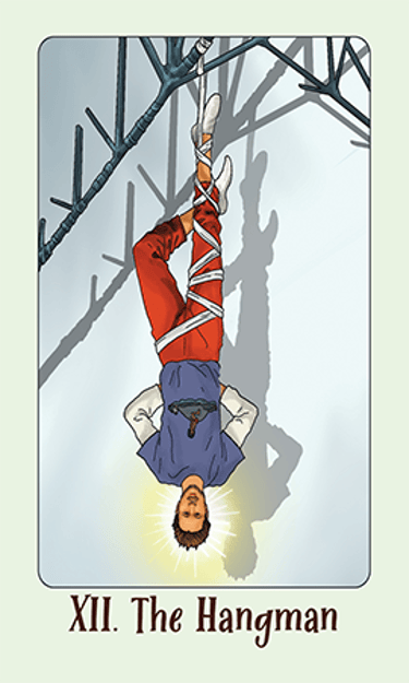 Jasper Tarot Next gen Major The Hangman