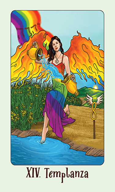 Jasper Tarot Next gen Mayores Templanza