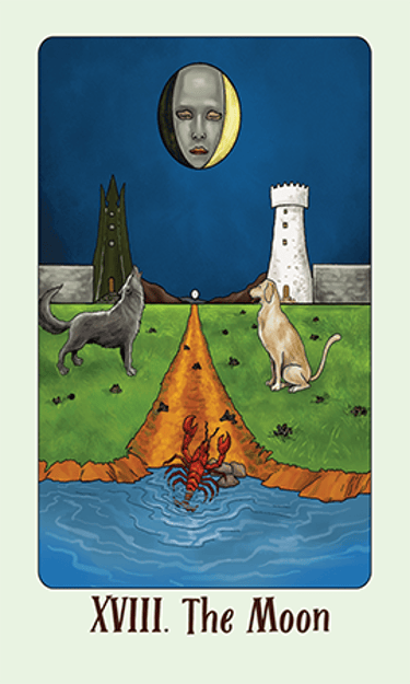 Jasper Tarot Next gen Major The Moon