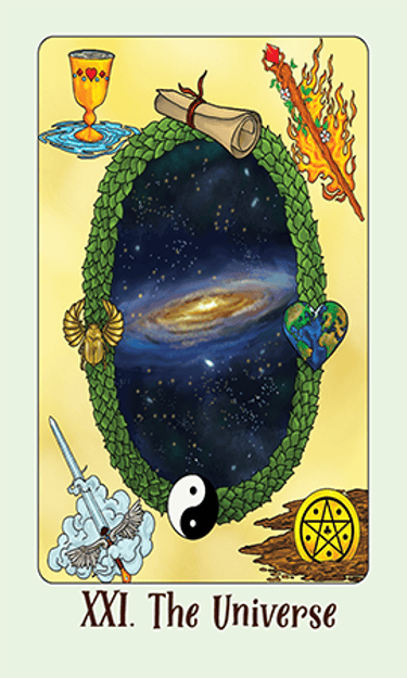 Jasper Tarot Next gen Major The Universe