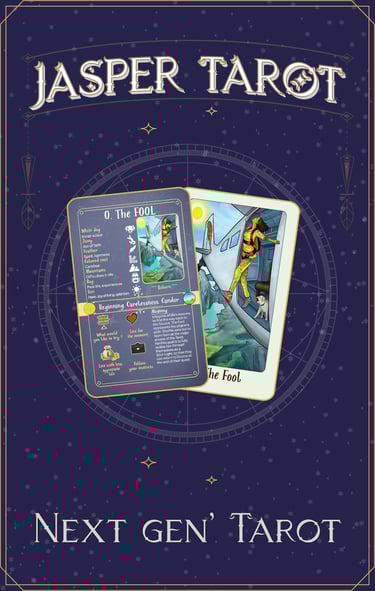 Jasper Tarot Next gen Explanation Booklet page 1