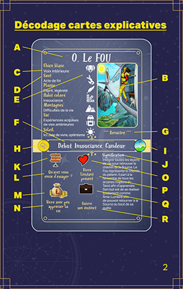 Jasper Tarot Next gen Explication Booklet page 2
