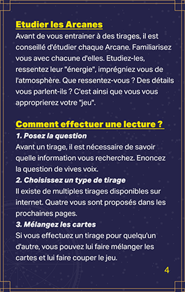 Jasper Tarot Next gen Explication Booklet page 4