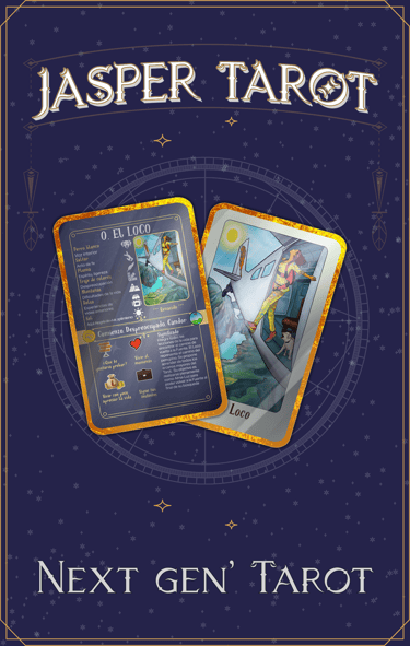 Jasper Tarot Next gen explicación Folleto página 1