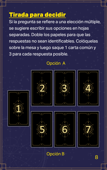 Jasper Tarot Next gen explicación Folleto página 8