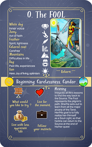 Jasper Tarot Next gen Explanation Major The Fool