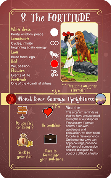 Jasper Tarot Next gen Explanation Major The Fortitude