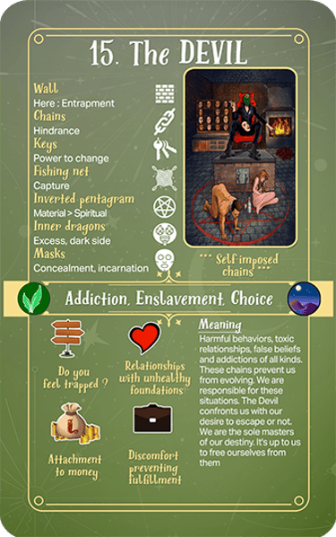 Jasper Tarot Next gen Explanation Major The devil