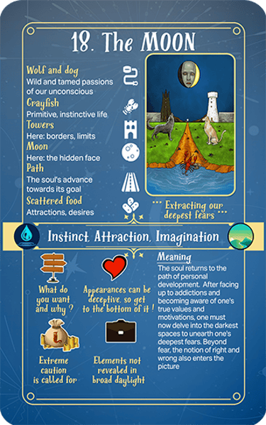 Jasper Tarot Next gen Explanation Major The Moon