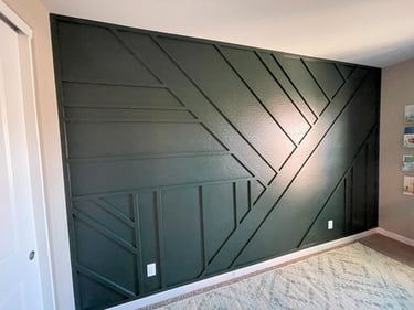 green room wall repair