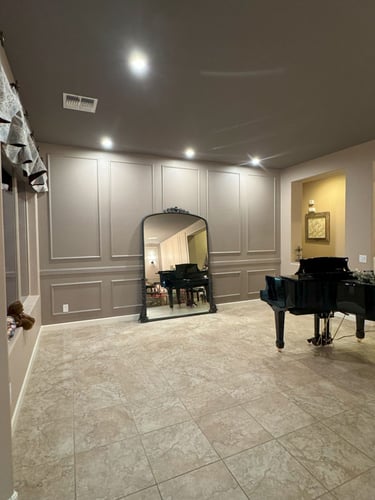 piano room wall