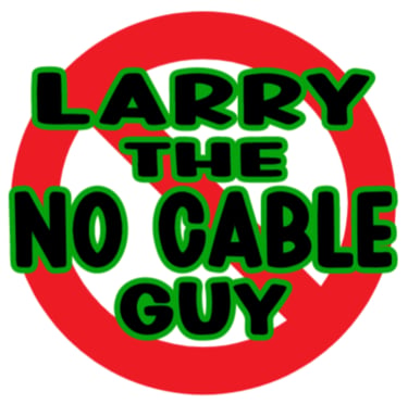 Larry the NO cable guy logo