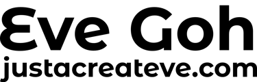 justacreateve: Eve Goh logo