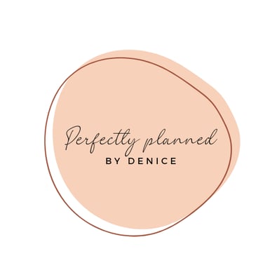 Perfectly planned by Denice logo