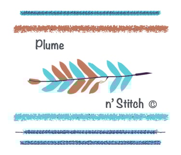 Plume n'Stitch logo