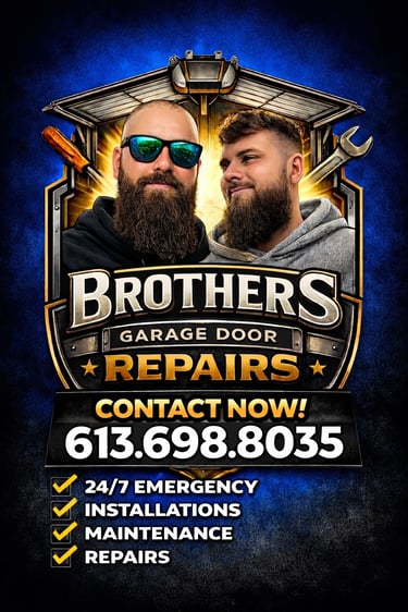 Brothers garage doors logo
