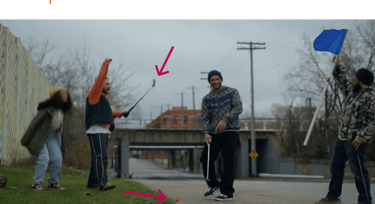 Bank of America Masters Ad  featuring street golf equipment in action