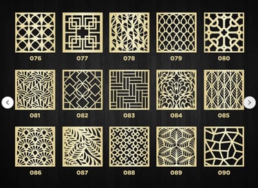 Metalo pjovimo raštų katalogas