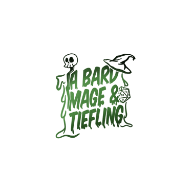 A Bard, Mage, & Tiefling logo
