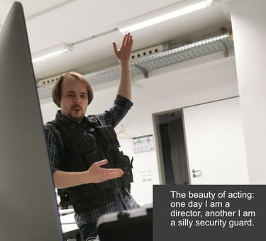 Alexander Androsov acting.