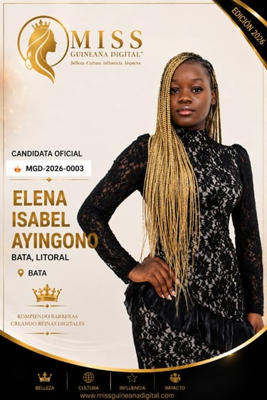 Elena Isabel Ayingono Rondo - Miss Guineana Digital™ 2026 | Liderazgo Femenino en Guinea Ecuatorial logo