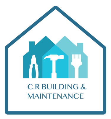 CR BUILDING & MAINTENANCE logo