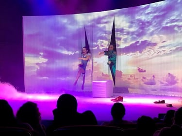 André Hã video mapping para espetáculo de teatro