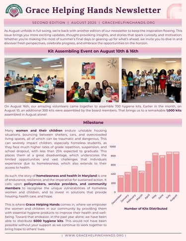 Grace Helping Hands August 2025 Newsletter Page 2