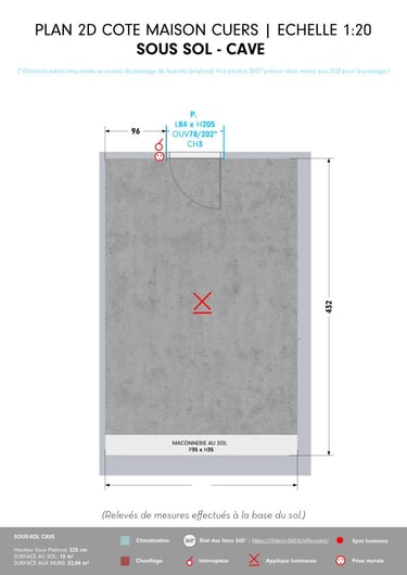 Villa de campagne à Cuers: Plans d'aménagement 2D par i3deco, Toulon.