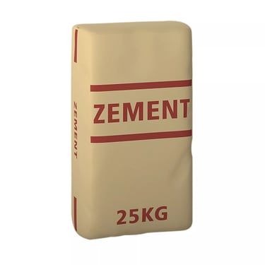 Sack mit Zement